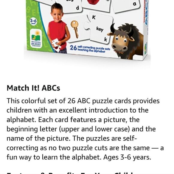 Match it ABCs - Picture 6 of 8